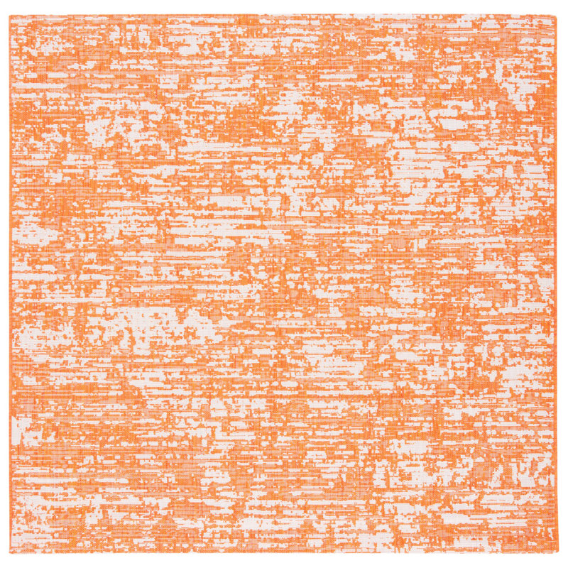Marvale Performance Abstract Indoor/Outdoor Area Rug, Square 6'7"