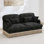 Comfy Chenille Leopard Printing Loveseat Sofa,Delicate Tassel Edge,Modern Fashion Modular Sectional Couch,Ergonomic Back and Seat Design, Easy Assembly,Deep Seat Couch for Living Room