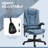 HOMCOM High Back Vibration Massage Office Chair With 6 Vibration Points-366593432