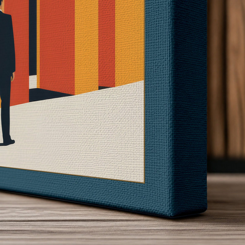 Print, 30x20 - 76.2 x 50.8 cm, Teal Border