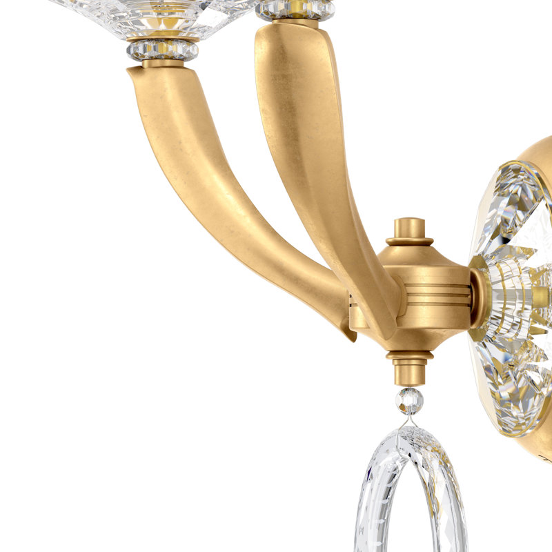 Emilea 2 - Light Candle Wall Light, Heirloom Gold