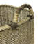 Hand Woven Wicker Laundry Basket with Handles