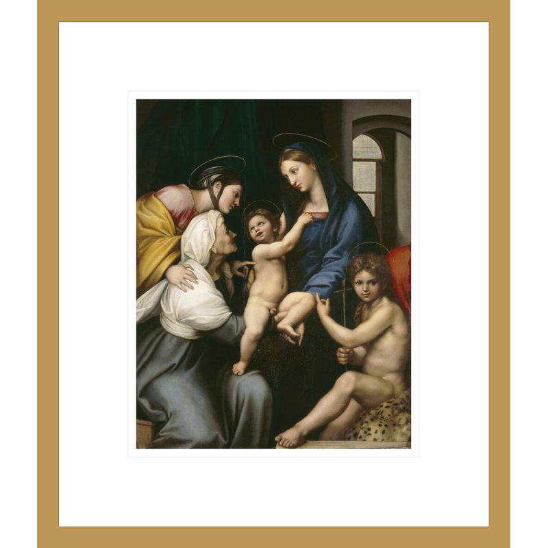 Madone de la toile par Raphael - Impression sur toile, H 15,92 po x l 13,75 po