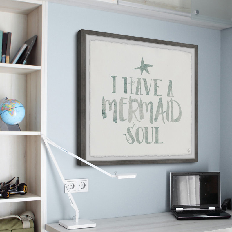 «Edolie Mermaid Soul», reproduction encadrée, H 32 po x l 32 po x P 1,5 po