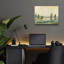  «Jade Green Landscape» par Silvia Vassileva, art mural en verre acrylique, 16 po x 12 po
