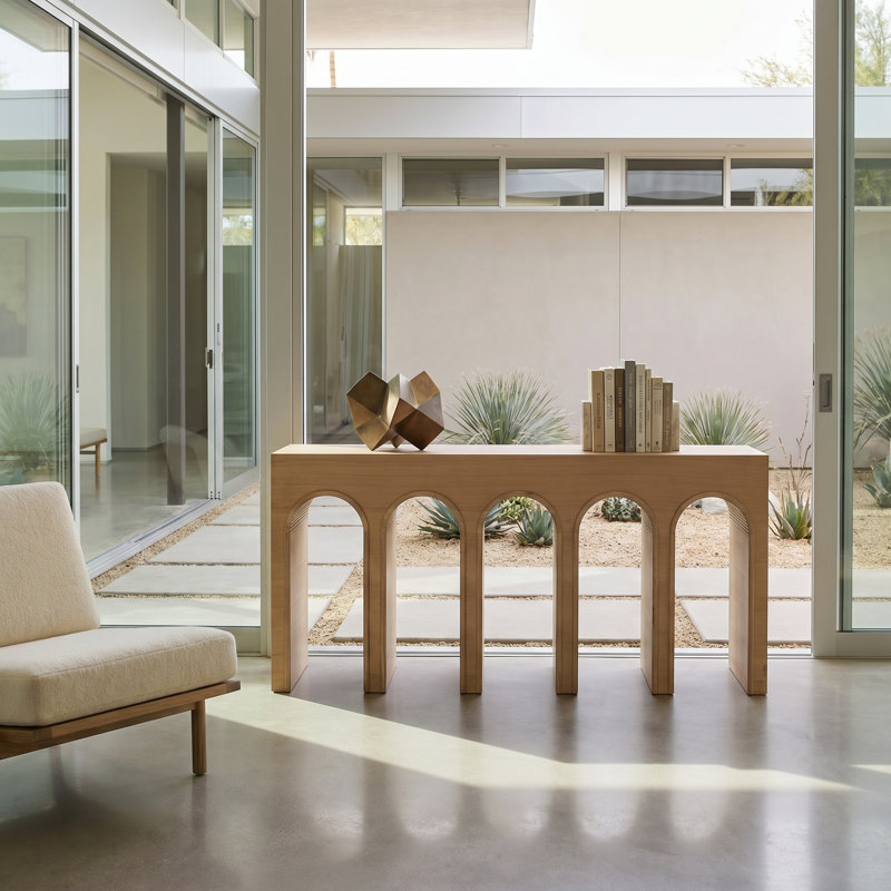 Enzo 68.5'' W Solid Wood Console Table