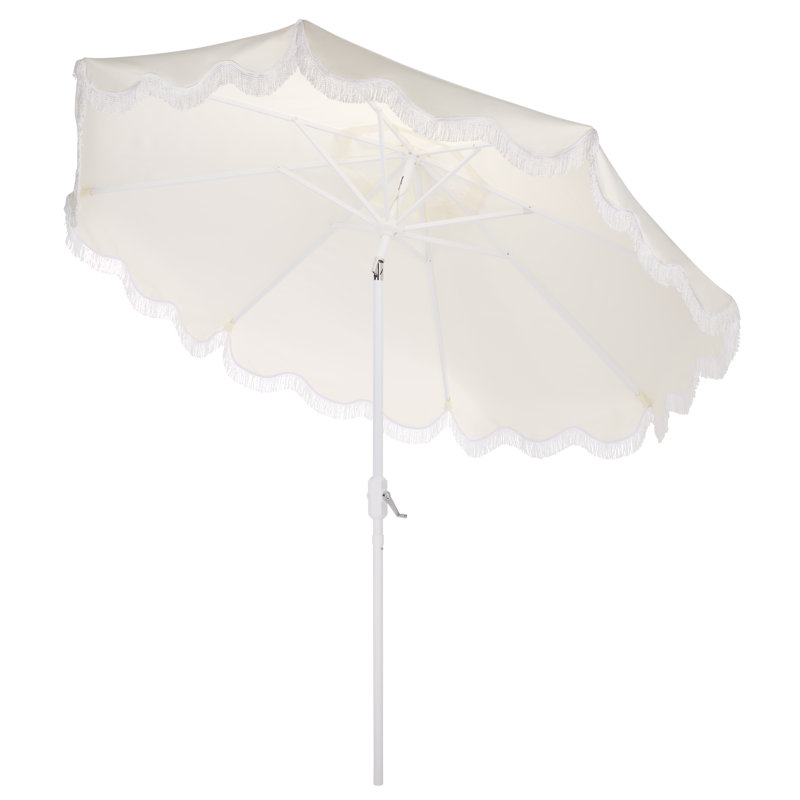 Parasol à manivelle 9 pi Torsa, Ivoire ivoire