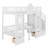 Adonya Kids Twin Over Twin Bunk Bed-182423035