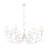 Parra Textured White 8 Light Chandelier-123222990