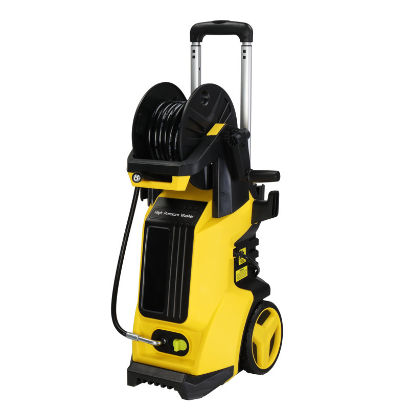 Portable Electric Pressure Cleaner , High Power Washer, Total Stop System, Wheel Design, For Home Rv Fence Garden Patio