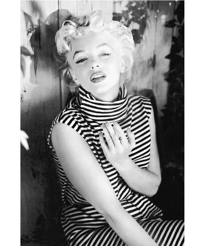  Officiellement sous licence Marilyn Monroe - 1954 - Affiche d'art - 24 x 36 po - reproduction décorative - papier affiche - prête à encadrer