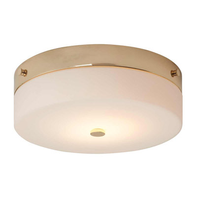 Harworth Glass LED Flush Mount