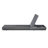 Dark Gray Acacia Solid Wood Outdoor Chaise Lounge With Water-Repellent Cushion, 400Lbs Capacity, Modern Patio Sun Lounger For Garden, Poolside