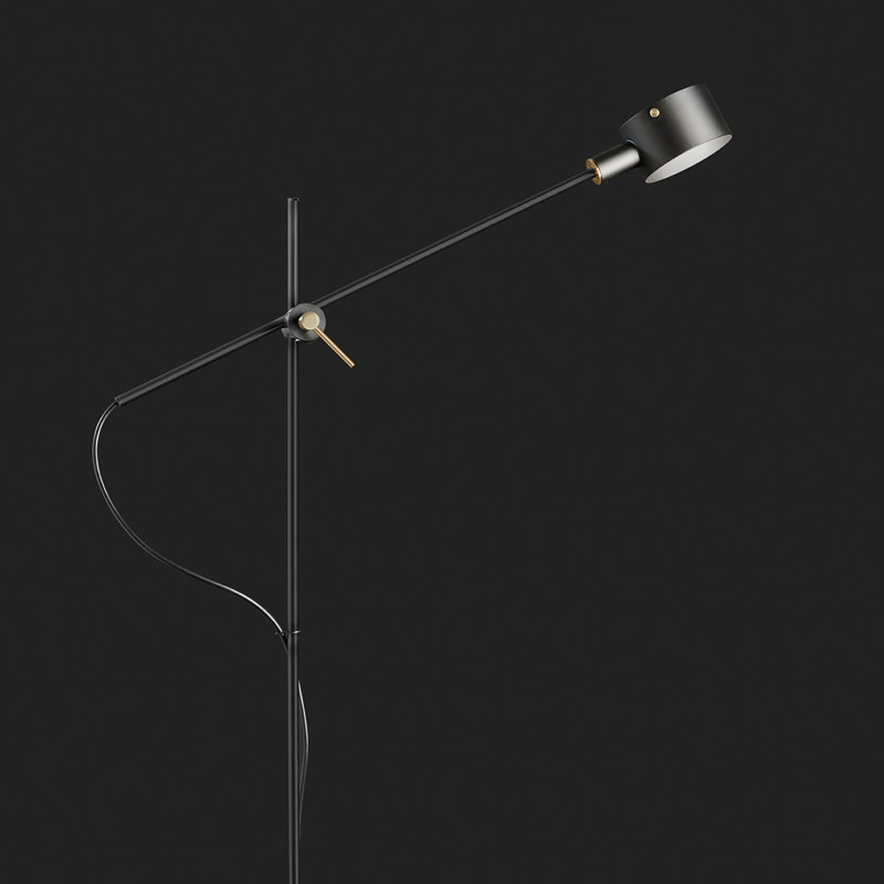 G.O. Floor Lamp, Matt Black, Matt Black