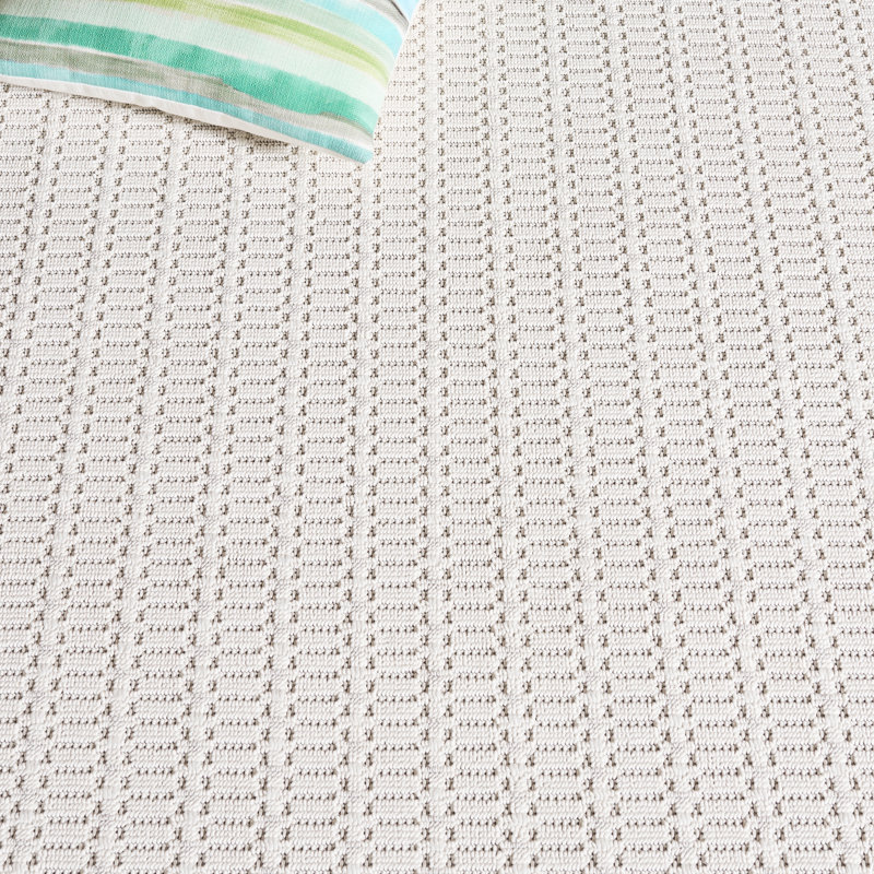 Veranda Performance Solid Color Indoor Rug, Square 6'7"