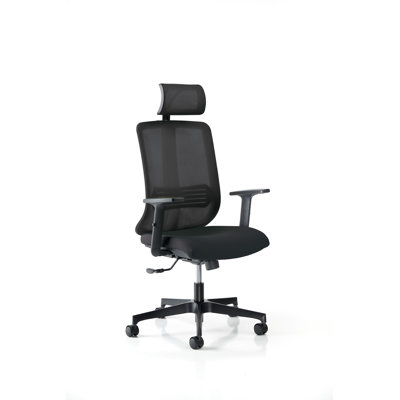 Ebern Designs Charlmont Office Chair with Headrest