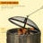 Woodgrain Design Outdoor Fire Pit