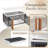 Foldable Plastic Home Storage Bins with Wheel-89058482-89058481
