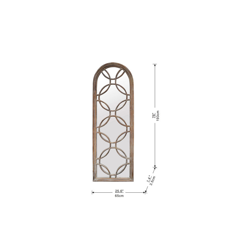Miroir pleine longueur à anneau