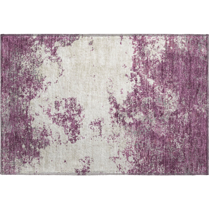 Premium Machine Washable Birchview AMF1027 Modern Rug, Rectangle 1'8" x 2'6"