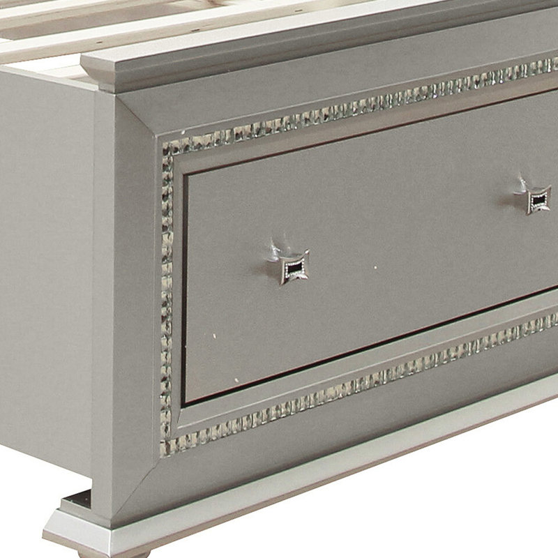 Lit plateforme avec rangement Coronet, Grand