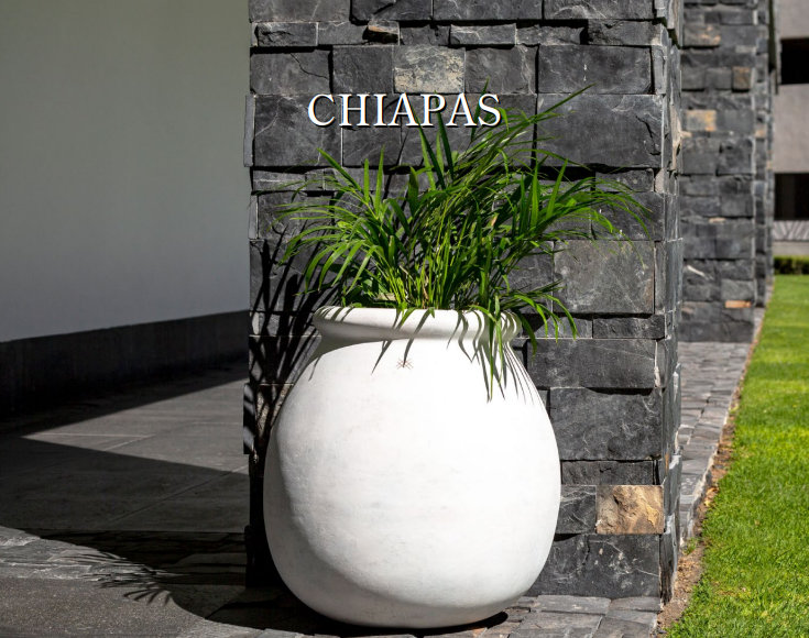 Chiapas, Cocoa, 28.3" H x 24.8" W x 24.8" D
