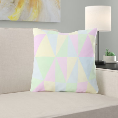 Coussin décoratif pastels