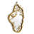 Mirror Fiora Vintage Brass Finish