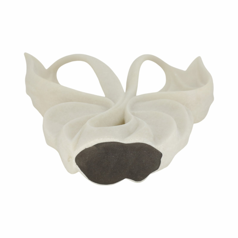 Sagebrook Home 16" Renfe Large Quartz Resin Butterfly Statuary