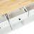 Kitchen Cart With Rubber Wood Drop-Leaf Countertop ,Cabinet Door Internal Storage Racks,Kitchen Island On 5 Wheels With Storage Cabinet And 3 Drawers For Dinning Room,White-951128731