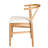 Mid-Century Dining Wood Chair With Rope/Fabric Seat By Chivari-106427195