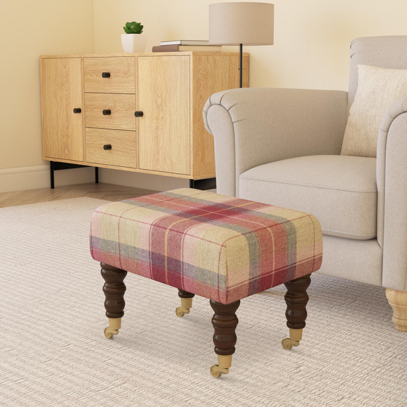 Manufactured Wood Accent Stool, Mahogany