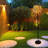 Tall Solar Powered Outdoor Barrel Lantern