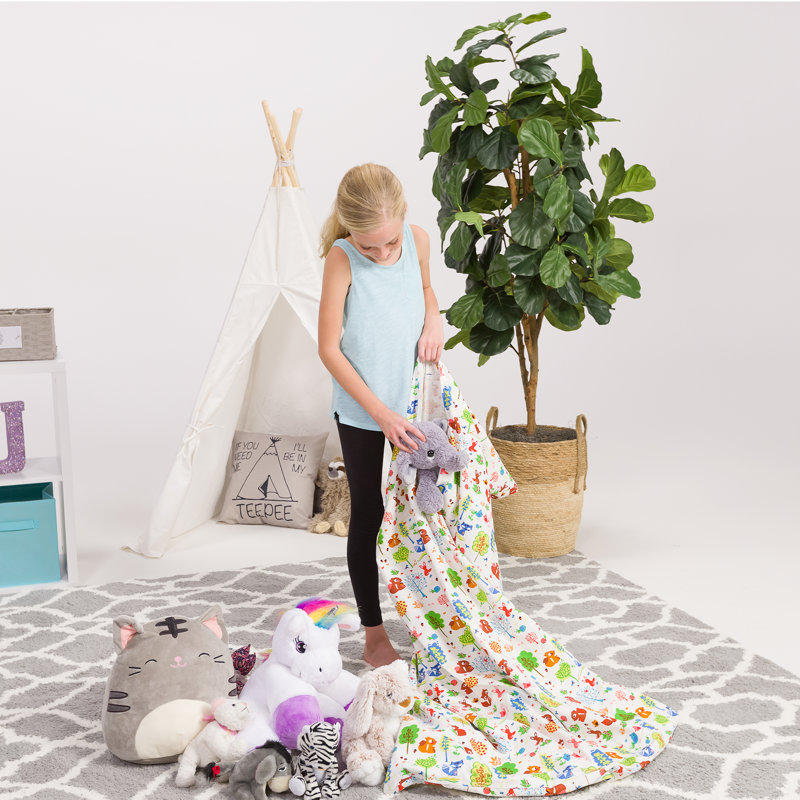 Bean Bag Cover, 200L - Large, Canvas Animals Forest Critters