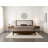 Evelyn Solid Wood Boucle Upholstered Headboard Bed Frame - Queen Size-519511887