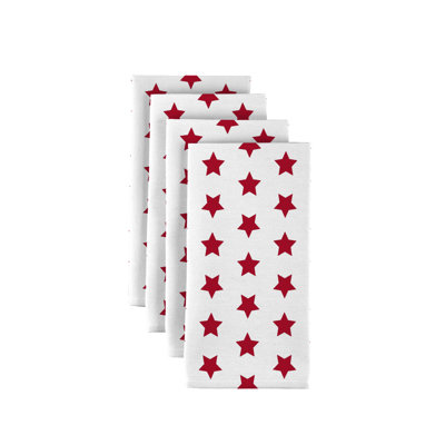Slavens Polyester Geometric Square Napkin
