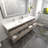 Dameion 84'' Double Bathroom Vanity with Acrylic Top-831849817
