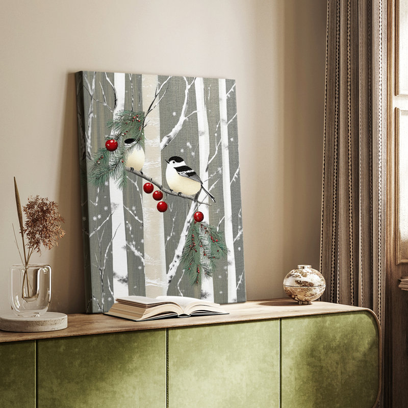 Christmas Holiday Art CII - Gallery Cavas, H 18 po x l 12 po