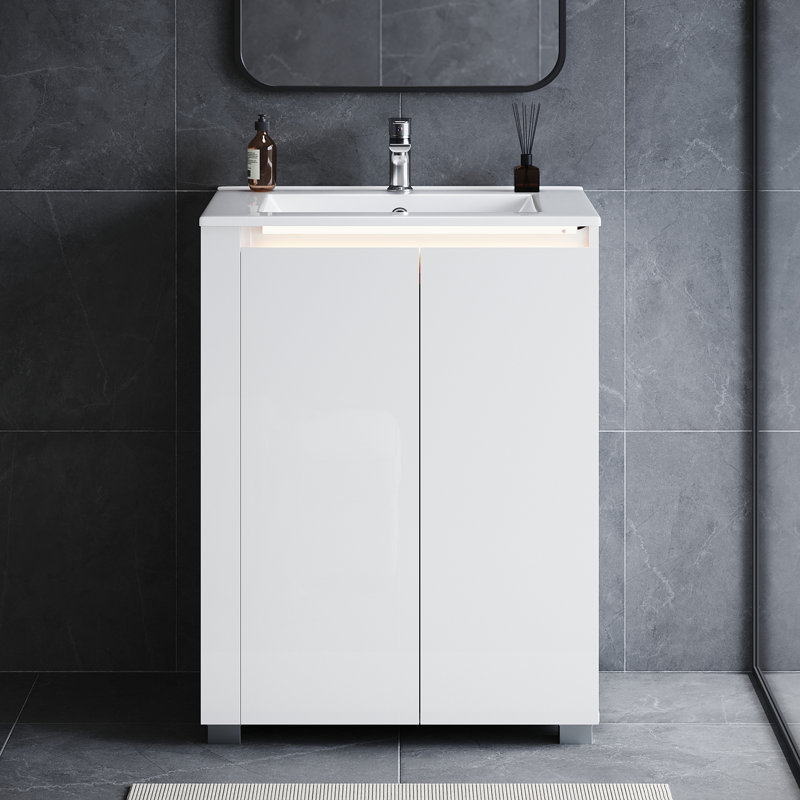 Bathroom Storage, 60x50x80cm Undermount Sink Cabinet