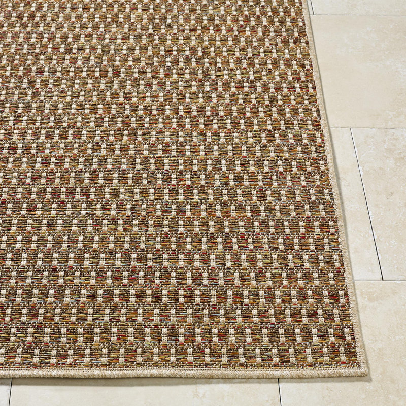 Blunk Cottage Outdoor Machine Woven Area Rug CEE2305, Rectangle 7'6" x 10'
