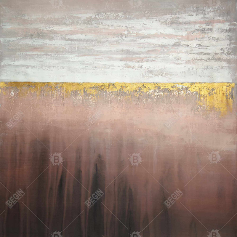 "Golden Pink" sur toile
