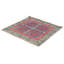 Tapis gris en laine noué à la main Adilyne