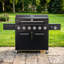 Barbecue au gaz au propane liquide autoportant de 73 000 BTU avec brûleur latéral et armoire Kenmore-128495124