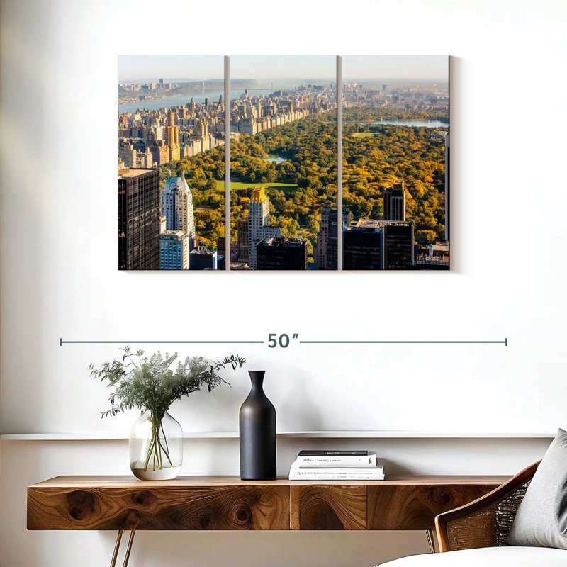 Nicci Central Park Morning View, 24" H x 38" W