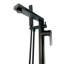 Robinet de baignoire autoportant avec douche à main Venus - noir mat-95304175-95449011