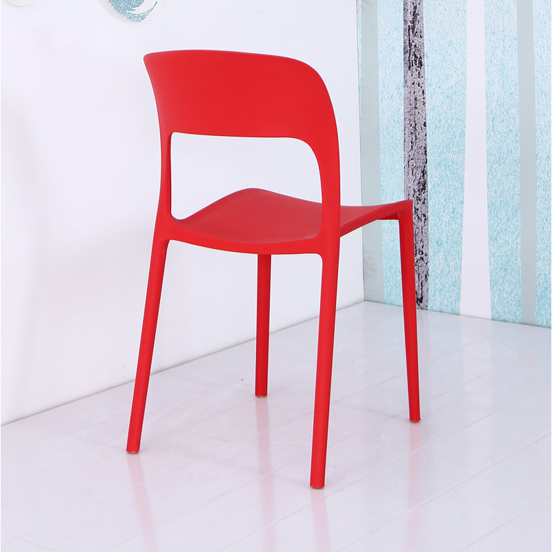 Ajibola Demmer Side Chair, Red