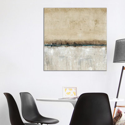 Blue Line II 1 Piece Wall Art on Canvas