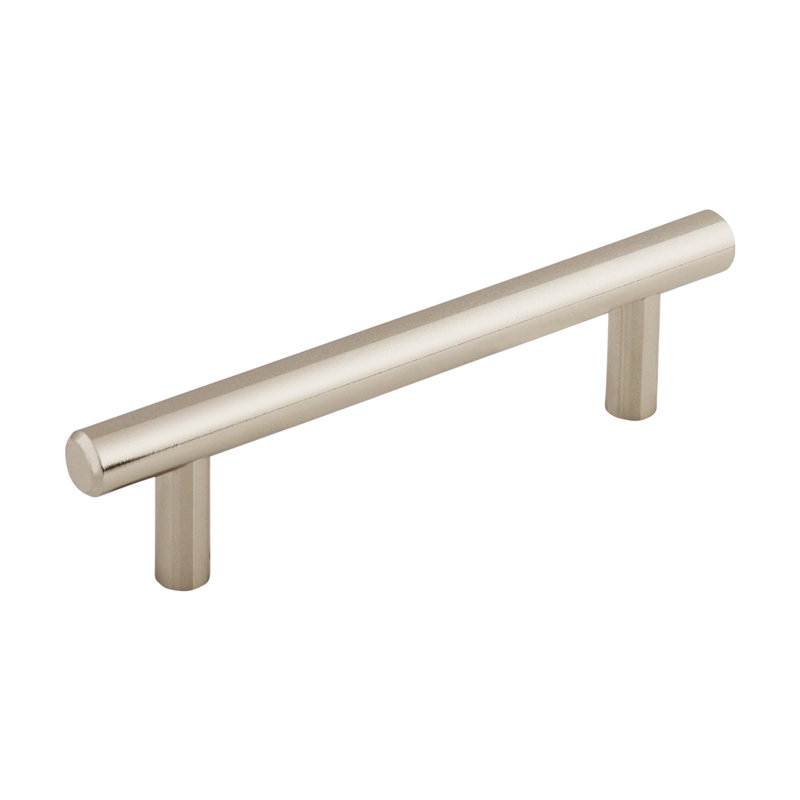 Hopewell Bar Pull, Polished Nickel, 3 3/4" Center to Center