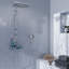 11"X 12.6" Herringbone Polished Glass Mosaic Tile-61266926