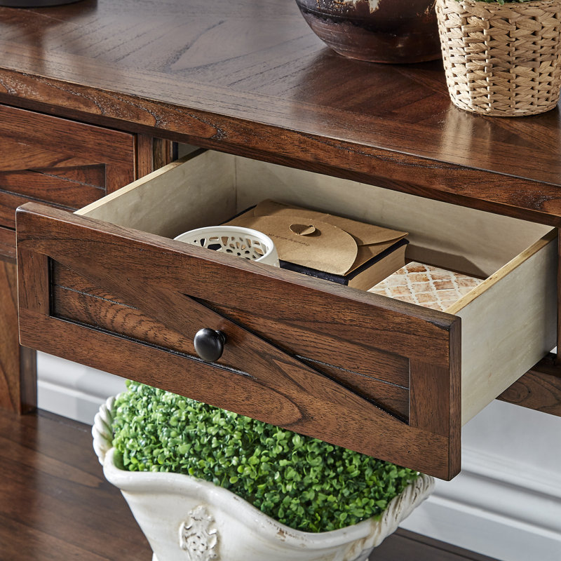Console Dedrick, Brun cerise